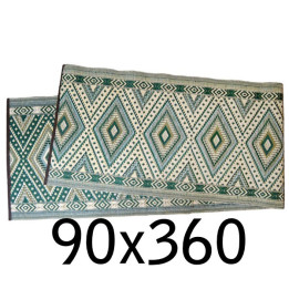 ca. 270x360cm Plastik- Teppich 270x360 cm folded, rhomb