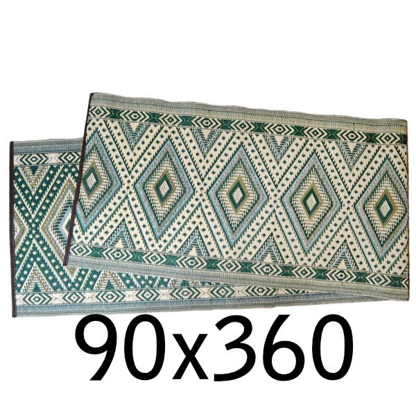 ca. 270x360cm Plastik- Teppich 270x360 cm folded, rhomb
