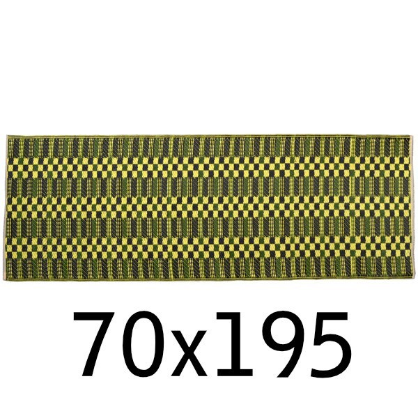 ca. 70x200 cm plastic carpet, ca. 75x200cm, checked