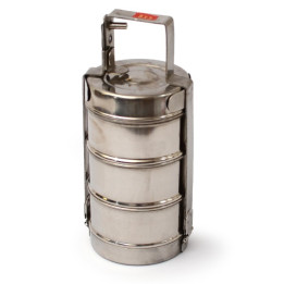 Stainless Steel lunchbox stainless steel, 3 pcs.