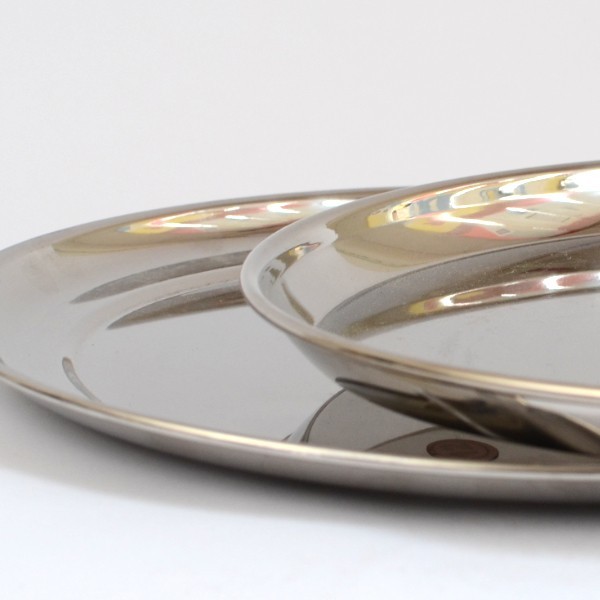 Teller Edelstahl deluxe