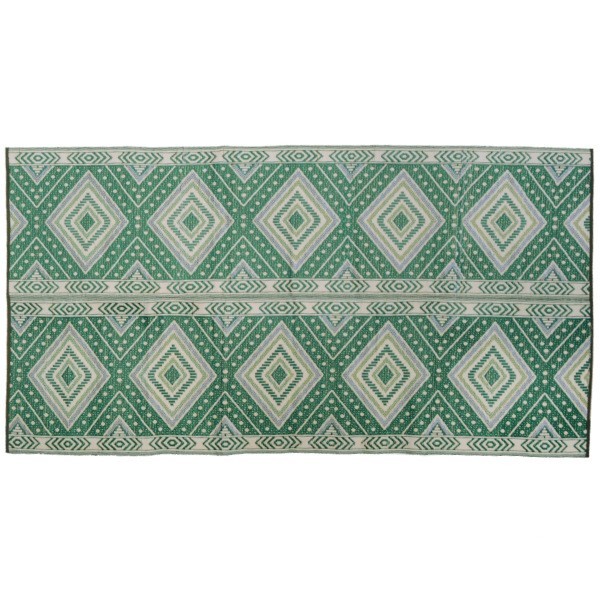 ca. 180x360cm Plastik- Teppich 270x360 cm, gefaltet, Raute