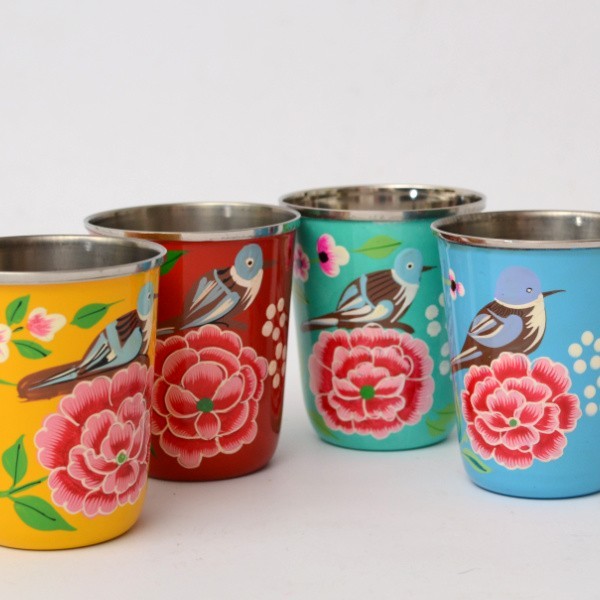 Stainless Steel tumbler stainless steel painted, S