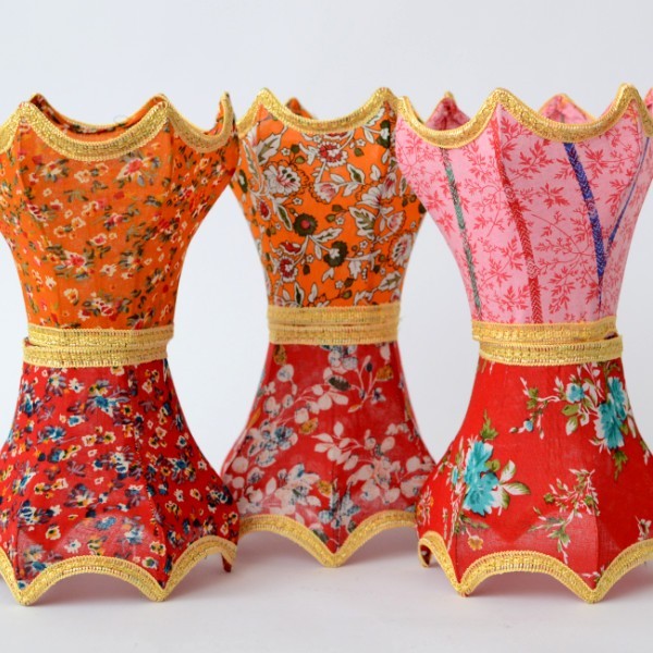 lamps lamp shade S to slip on, floral