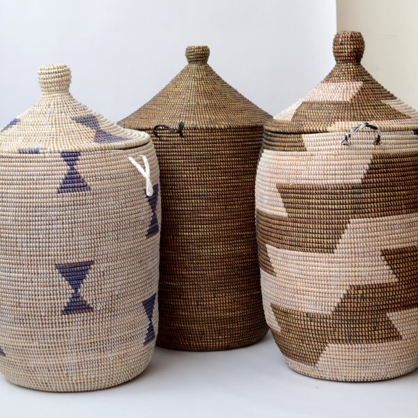 Baskets laundry basket traditional, L