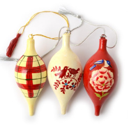 Pendelform, bemalt