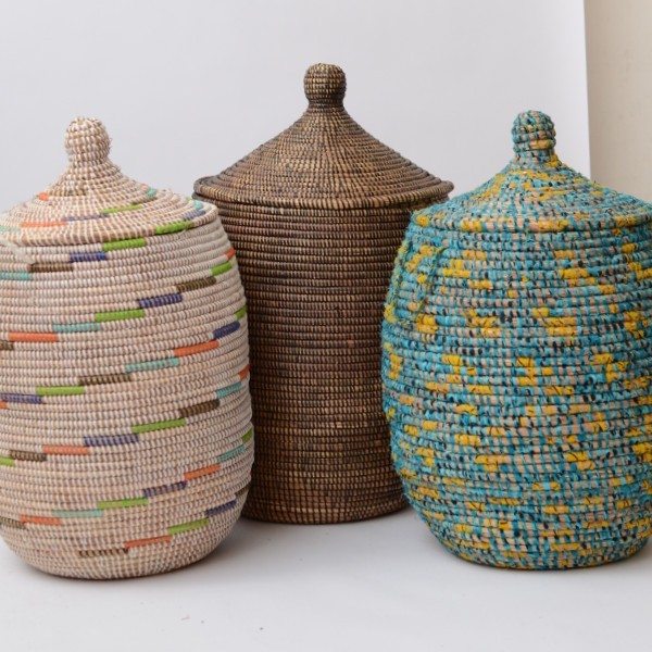 Baskets laundry basket traditional, L