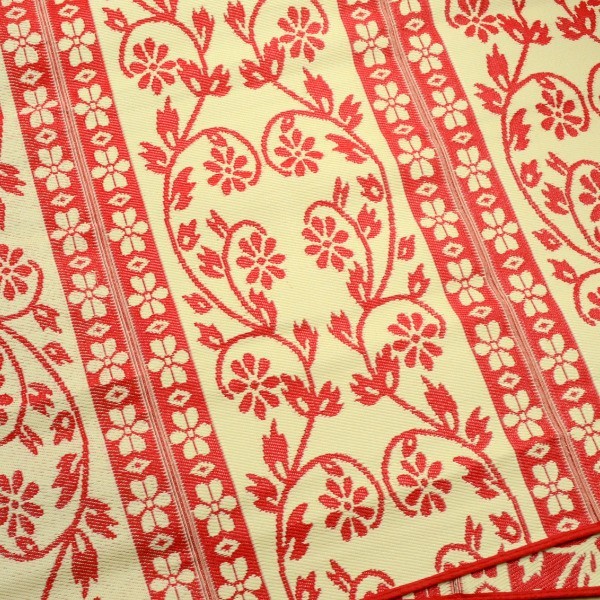 Plastik- Teppich 90x360 cm, floral