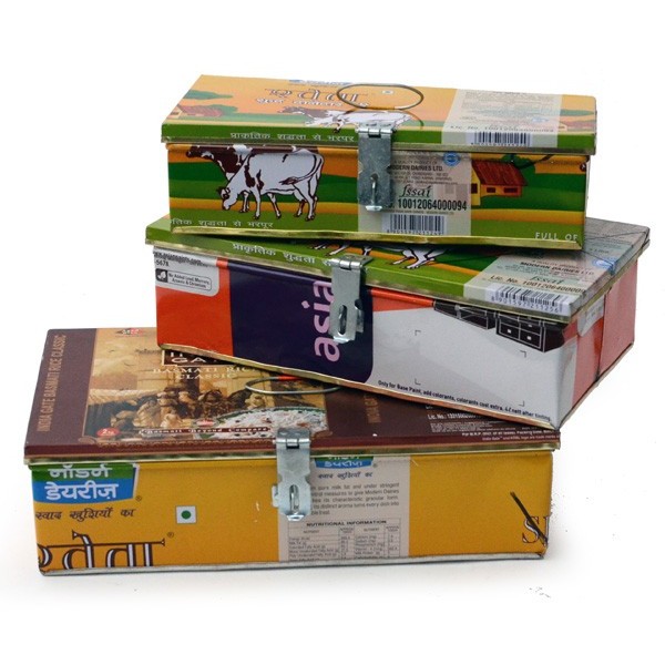 Kiste recycelt