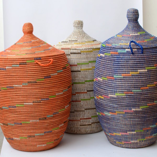 Baskets laundry basket traditional, L