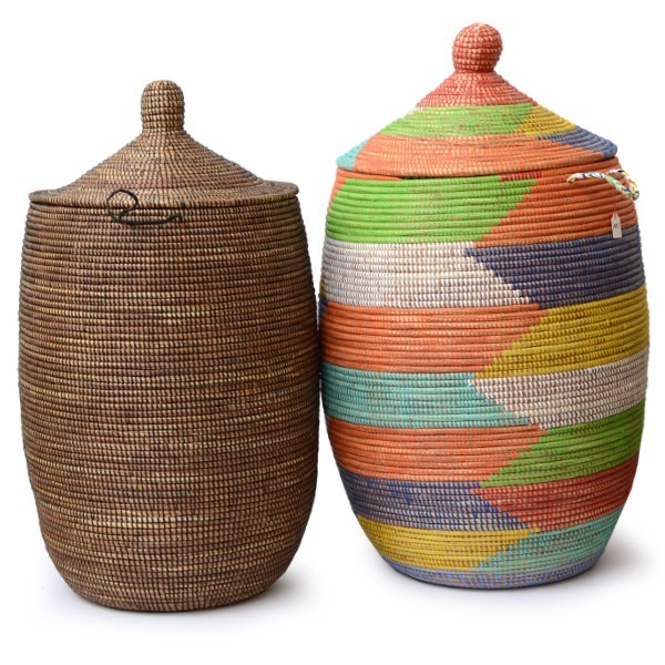 Baskets laundry basket traditional, L
