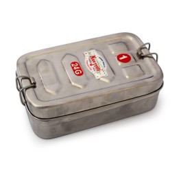 Lunch- Box Edelstahl, eckig