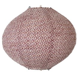 lampshade blockprint round