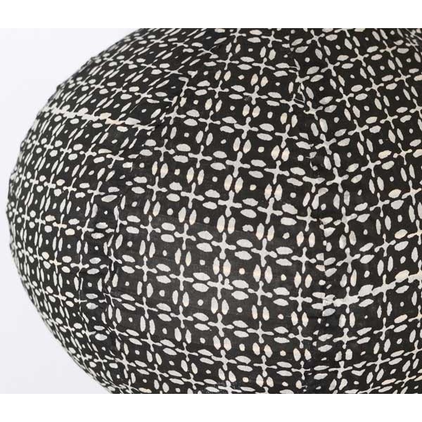 lampshade blockprint round