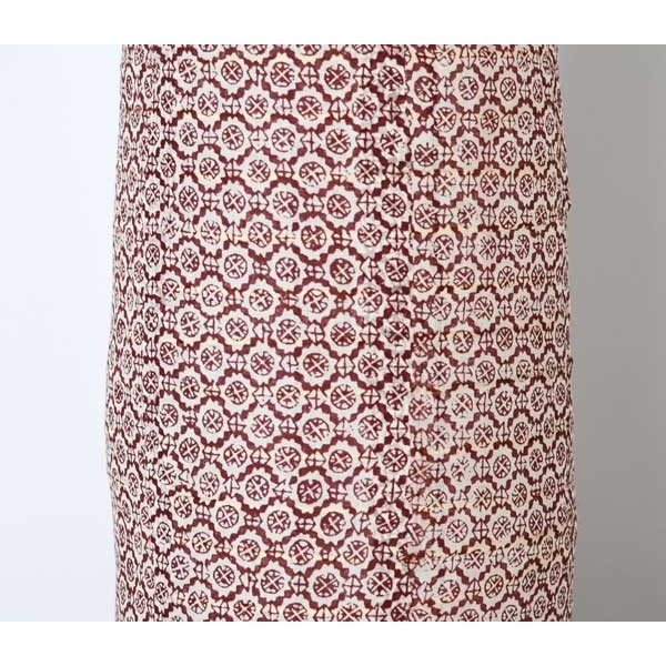lampshade blockprint long