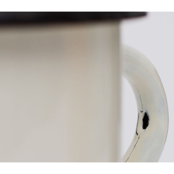 6 St. Emaille- Tasse, 0,4l