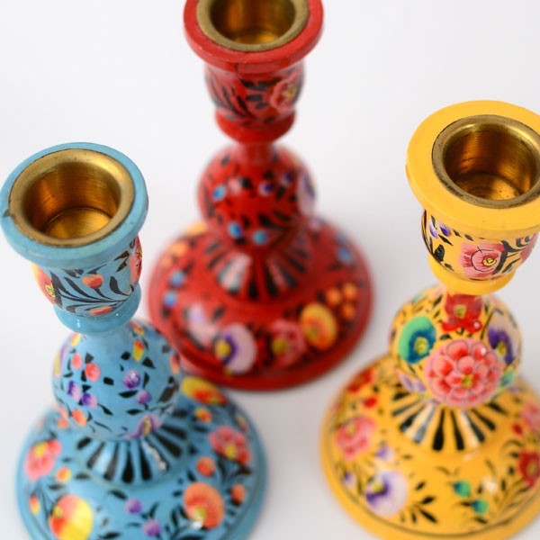 candleholder painted