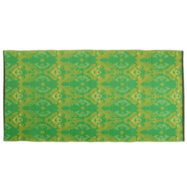 Plastik- Teppich 90x180 cm gerollt, floral 1