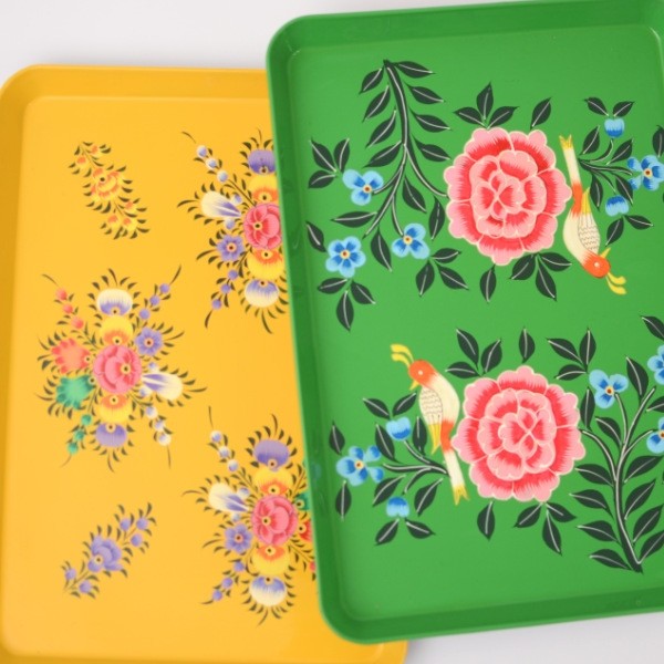 tray angled painted