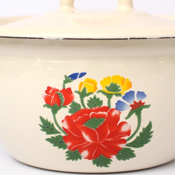strainer enamel, round