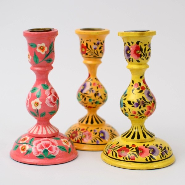 candleholder painted
