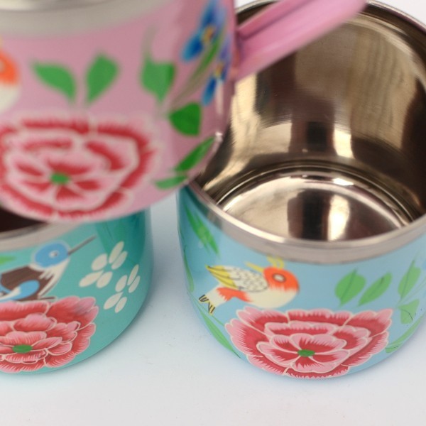 Tasse Edelstahl bemalt