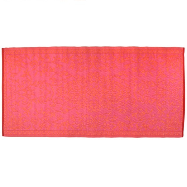 Plastik- Teppich 90x180 cm, floral