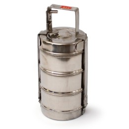 Lunchbox Edelstahl, 4- teilig
