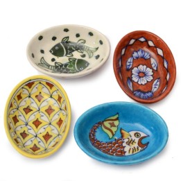 3 pcs. soap dish ceramic