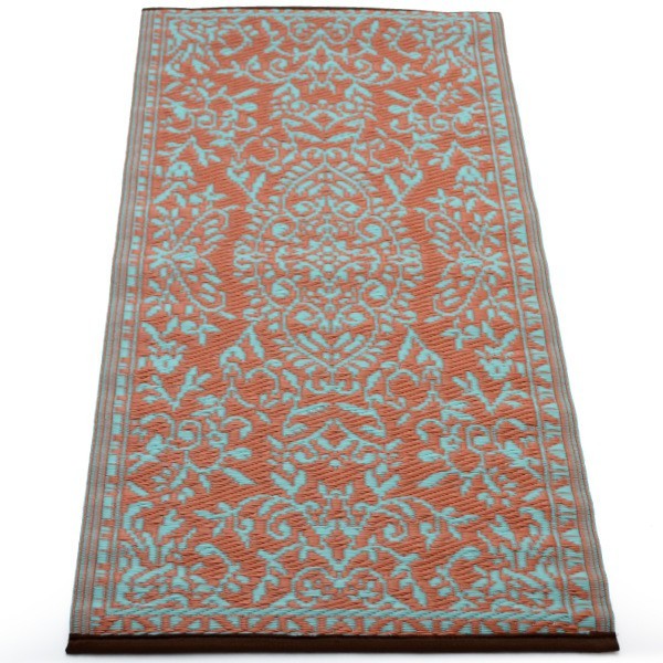 Plastik- Teppich 60x120 cm, floral