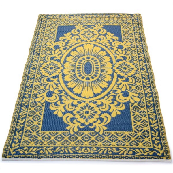 Plastic carpet 120x180 cm rolled, oval