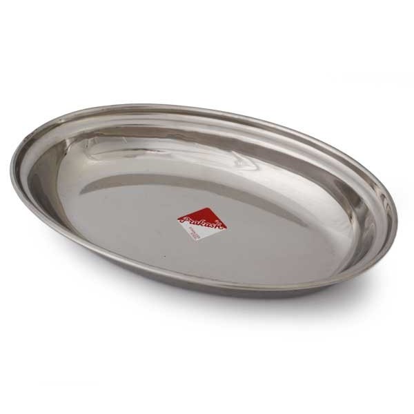 Schale Edelstahl oval