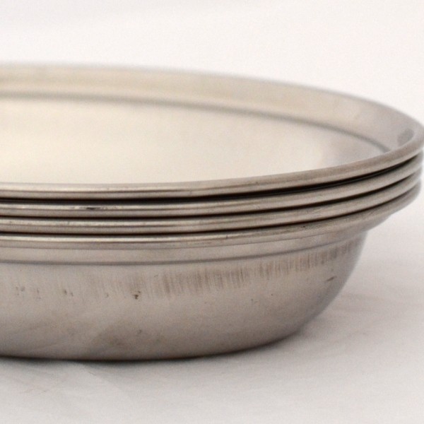 Schale Edelstahl oval