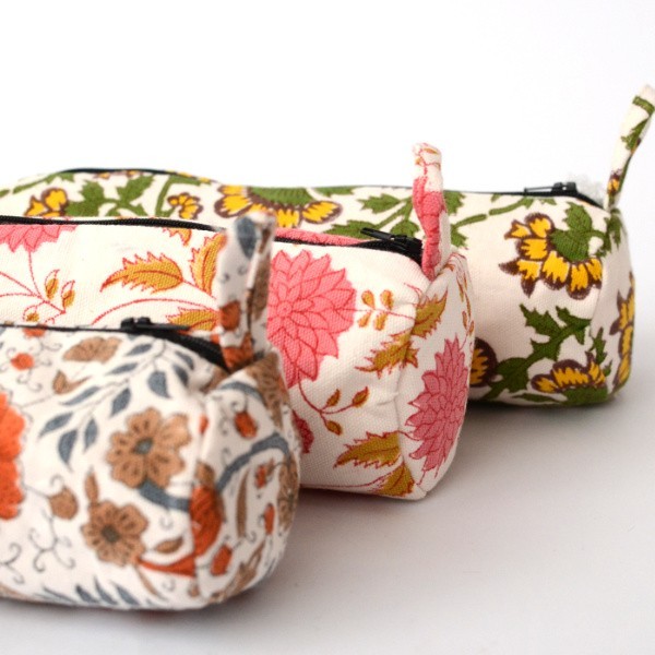 etui en coton, rond