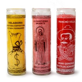 6/12 pcs. glass candle screen print