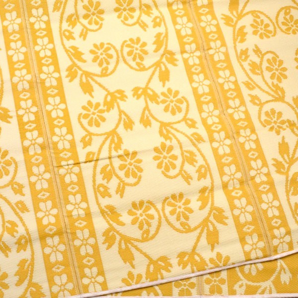 plastic carpet 90x360 cm, floral