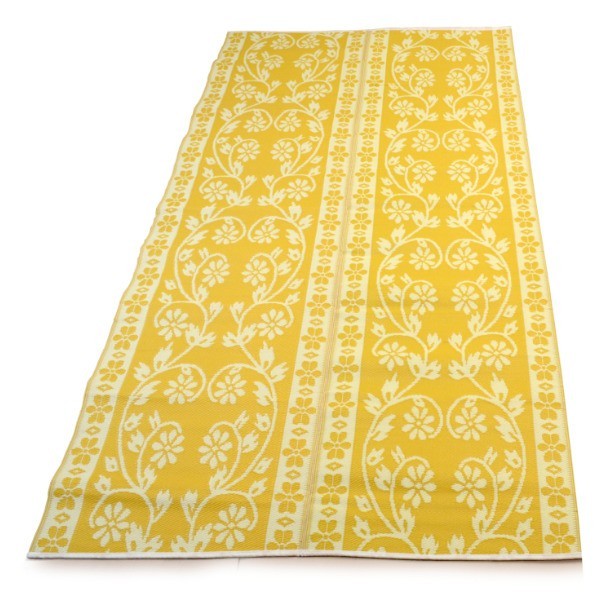 tapis en plastique 180x360 cm, fleurs