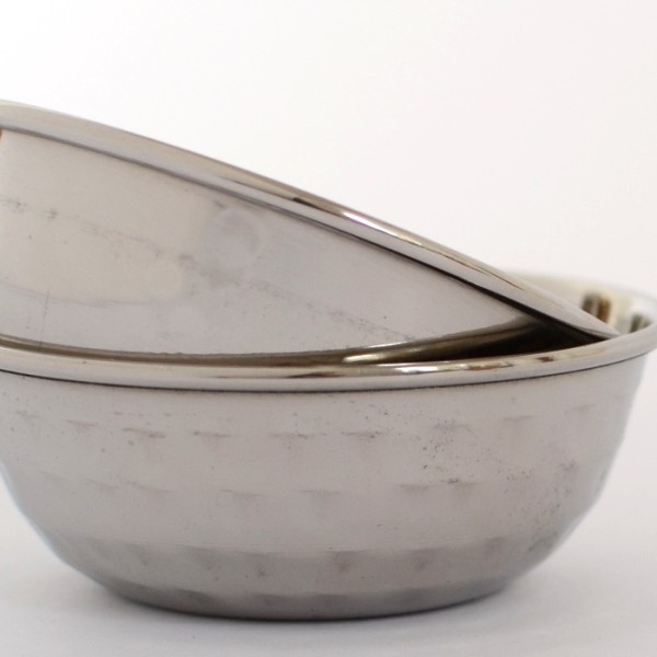 6 pcs assiette luxe en acier inox