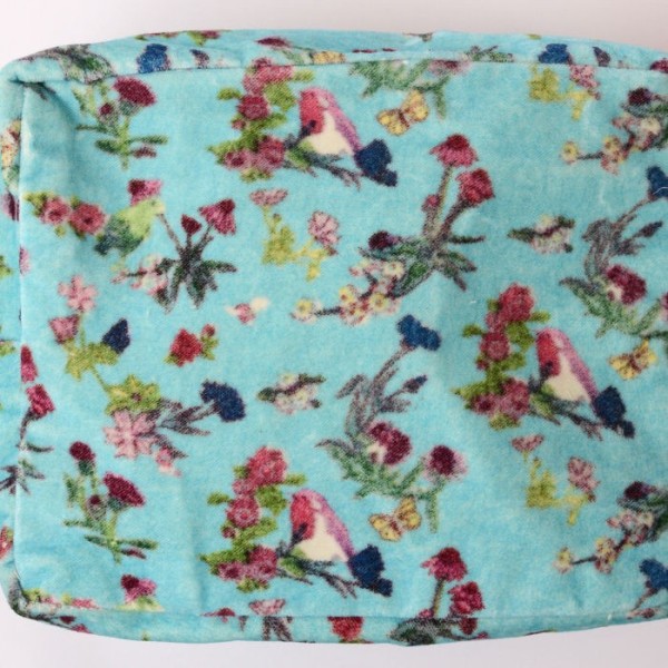 trousse de toilette en velours