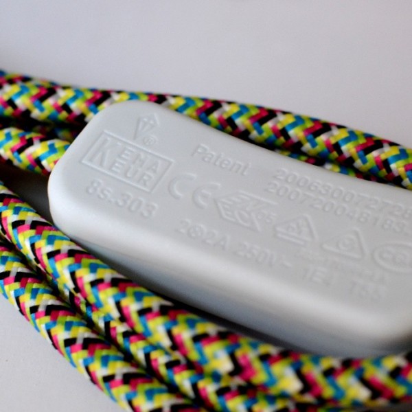 Textil- Kabel mit Schalter